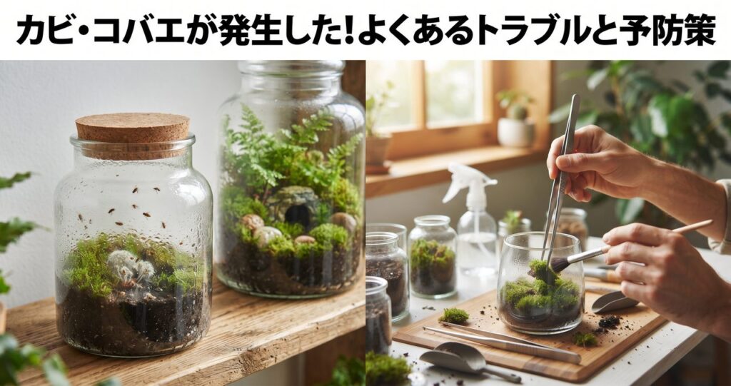カビ・コバエが発生した!よくあるトラブルと予防策