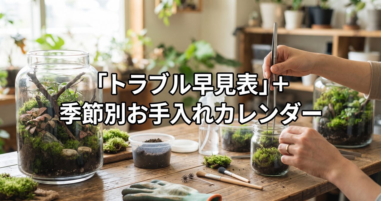 「トラブル早見表」+季節別お手入れカレンダー